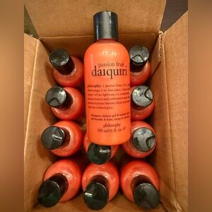 Lot of 12! Philosophy Passion Fruit Daiquiri Shower Gel Travel Size 6oz